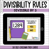 Divisibility Rules | Divisible by 3 BOOM™ Cards | Rules of