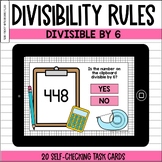 Divisibility Rules | Divisible by 6 BOOM™ Cards | Rules of