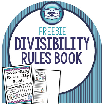 Preview of Divisibility Rules Flip Book and Poster