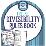 Divisibility Rules Flip Book and Poster