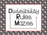 Divisibility Rules Mazes