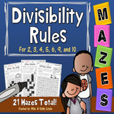Divisibility Rules Mazes