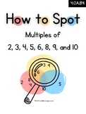 Factors and Multiples - Divisibility Rules Charts for 2, 3