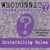 Divisibility Rules Whodunnit Activity - Printable & Digita