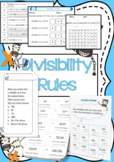 Divisibility Rules Worksheets Activities: Cinco De Mayo