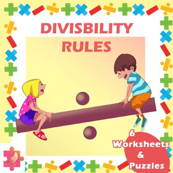 Preview of Divisibility Rules Mastery | Practice Worksheets, Word Problems and Puzzles