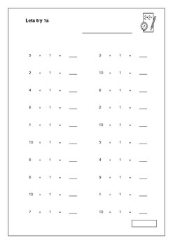 Preview of Division 1-10 Bulk Fluency Sheets (20 per sheet, 950 sheets)