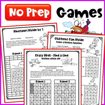 practice then play free division worksheets and games for division fact fluency