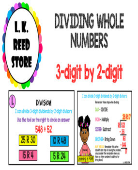 Preview of Division (3-digit by 2-digit) (Learning Activities, Distance Learning)