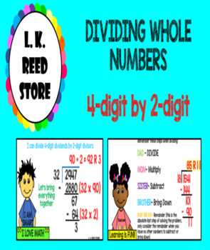 Preview of Division (4-digit by 2-digit) (Learning Activities, Distance Learning)