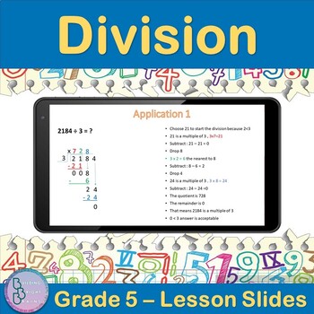 Division | 5th Grade PowerPoint Lesson Slides by Building Bright Brains