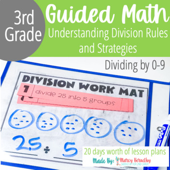 Preview of Division Activities and Games | 3rd Grade Guided Math