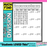 Division Activity: Four Digit Dividend Divided by One Digi