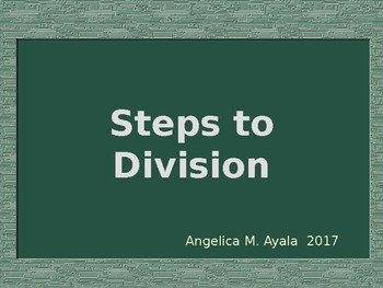 Preview of Division Algorithm