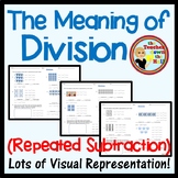 Division Arrays (Repeated Subtraction) Meaning of Division