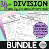 4th Grade Division and Dividing Whole Numbers with Word Problems