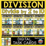 Division BOOM Cards | Digital Learning | Math Facts Review