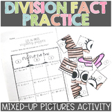 Division Fact Practice | Mixed-Up Puzzles | Printable & Di