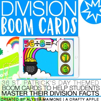 Preview of Division Boom Cards | Digital Task Cards | Distance Learning