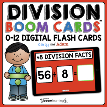 Preview of Division Boom Cards Distance Learning Digital Task Cards