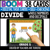 Division Boom Cards Grade 5 - Digital