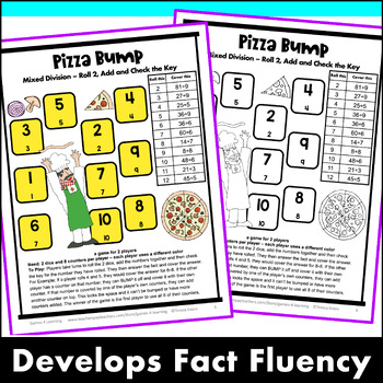 Free Division Games: No Prep Division Bump Games by Games 4 Learning