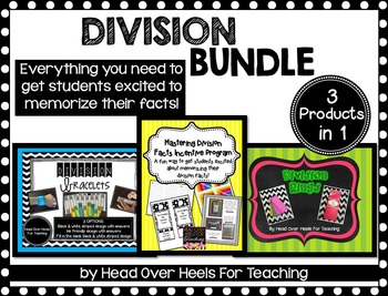 Preview of Division Bundle {Everything to memorize those division facts!}