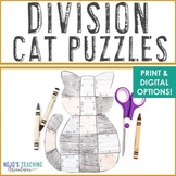 Division Cat Puzzles | Halloween Math Worksheet Alternativ
