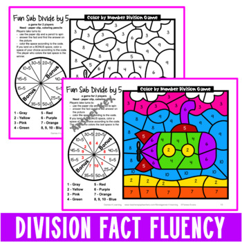 division color by number games bonus division coloring worksheets