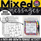 Division Math Puzzles | Growth Mindset Math Activities
