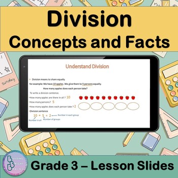 Preview of Division Concepts and Facts | PowerPoint Lesson Slides for 3rd Grade