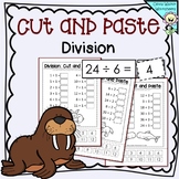 Division Cut and Paste Worksheets / Printables, Fun Math C