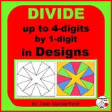 Long Division ... Color-coded GEOMETRIC MATH DESIGNS   COR
