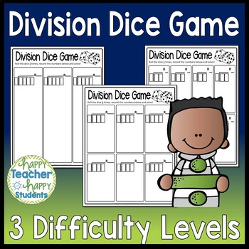 long division game dice game long division activities tpt