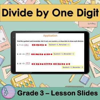 Preview of Division | Divide by One Digit | 3rd Grade PowerPoint Lesson Slides