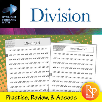 Division Drills: Straight Forward Math by Remedia | TpT