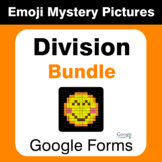 Division Emoji Mystery Pictures Bundle - Google Forms