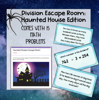 Preview of Division Escape Room: Haunted House Edition