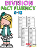 Division Fact Fluency 0-12