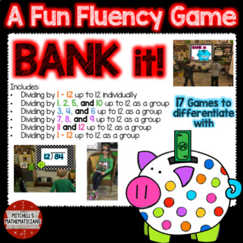 Preview of Division Fact Fluency: Dividing by 1-12 MEGA BUNDLE Interactive Game