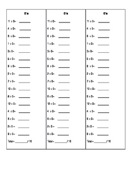 Division Fact Timed Test (MCC3. OA. 7) by Ashley Borland | TpT