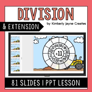 Preview of Division Facts 11 Explicit Lesson Activities Extension for Gifted and Talented