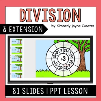 Preview of Division Facts 3 Explicit Lesson Activities Extension for Gifted and Talented