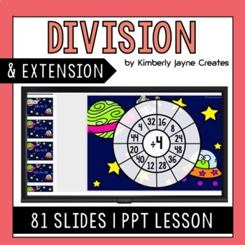 Preview of Division Facts 4 Explicit Lesson Activities Extension for Gifted and Talented