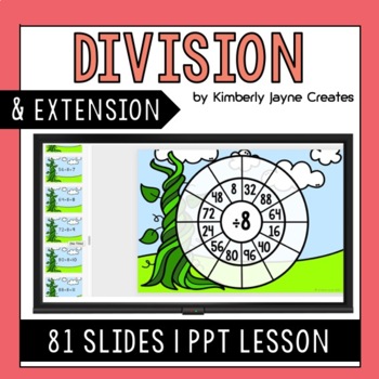 Preview of Division Facts 8 Explicit Lesson Activities Extension for Gifted and Talented