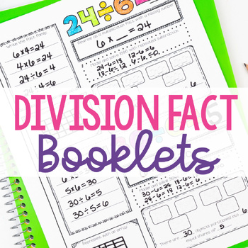 Preview of Division Facts Booklet