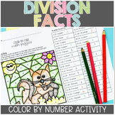 Division Facts Color By Number