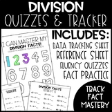 Division Facts Data Tracker - Division Fluency - Fact Fluency