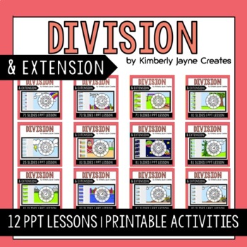 Preview of Division Facts Explicit Lessons Activities and Extension for Gifted and Talented