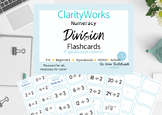 Division Facts Flashcards for Beginners, ADHD, Dyslexia, D